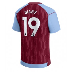 Aston Villa Moussa Diaby #19 Koszulka Podstawowych 2023-24 Krótki Rękaw